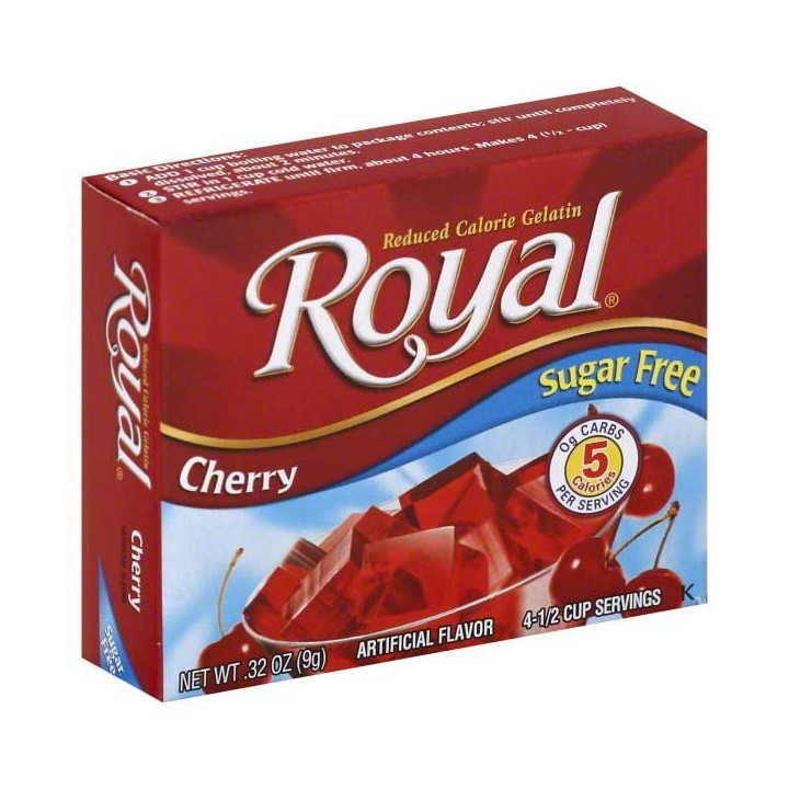 Royal Cherry Sugar Free Gelatin