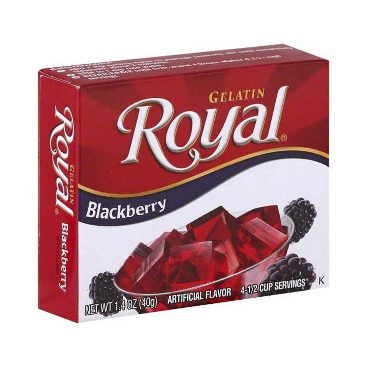 Royal Blackberry Gelatin