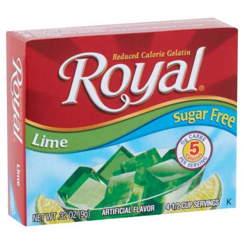 Royal Lime Sugar Free Gelatin