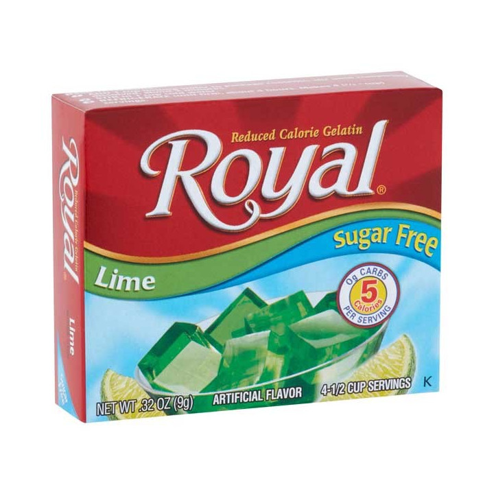 Royal Lime Sugar Free Gelatin