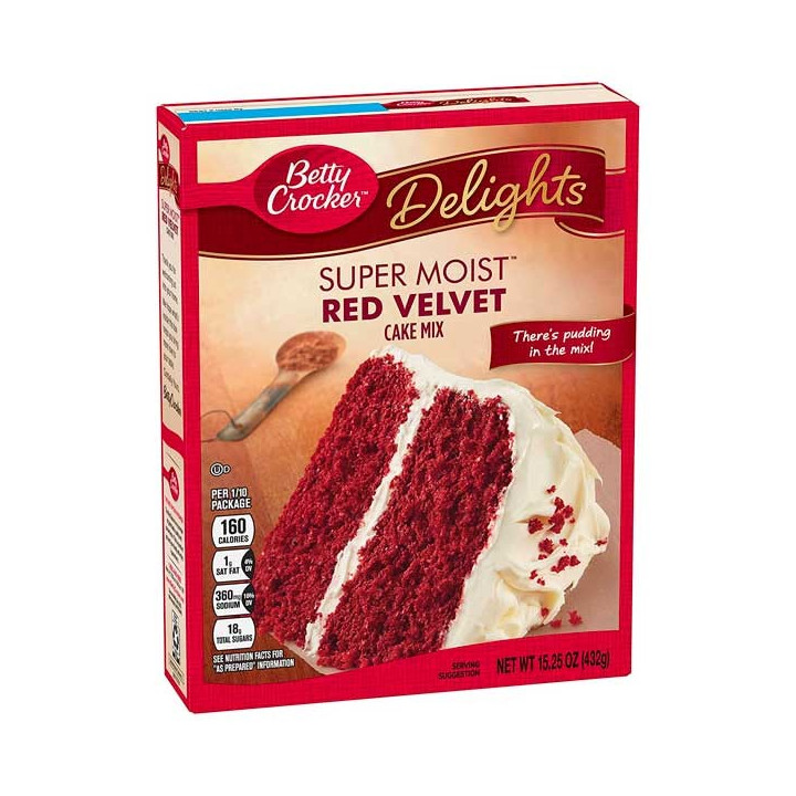 Betty Crocker Delights Super Moist Red Velvet Cake Mix