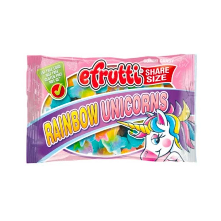 eFrutti Rainbow Unicorns Share Size
