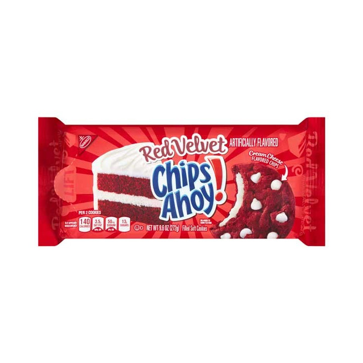 Chips Ahoy! Red Velvet Soft Filled Cookies