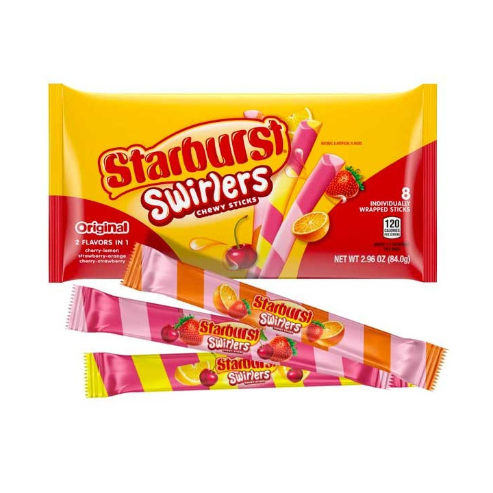 Starburst Swirlers Chewy Sticks Original