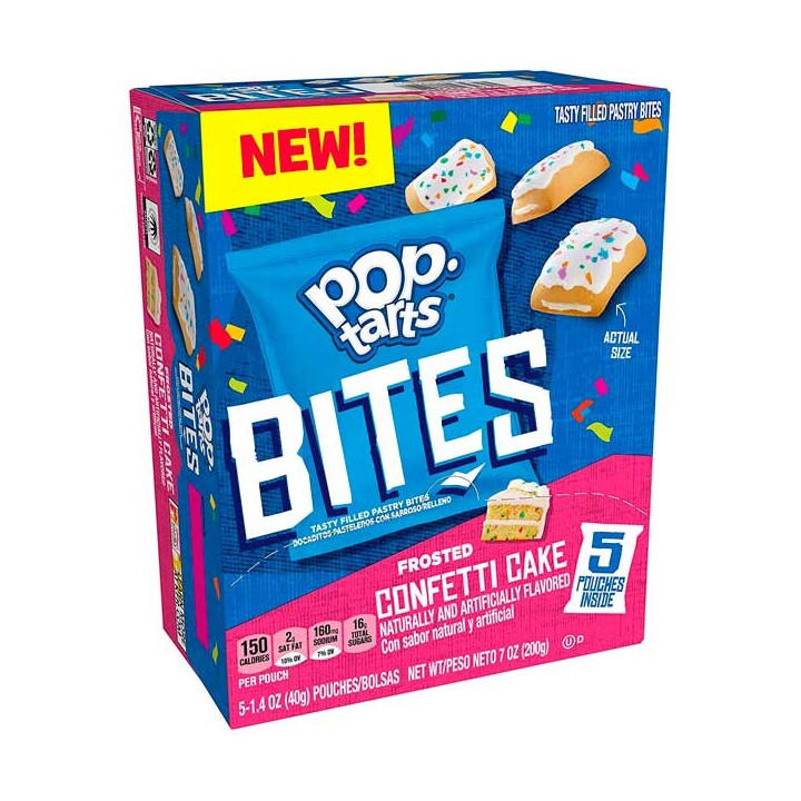 Pop Tarts Bites Frosted Confetti Cake