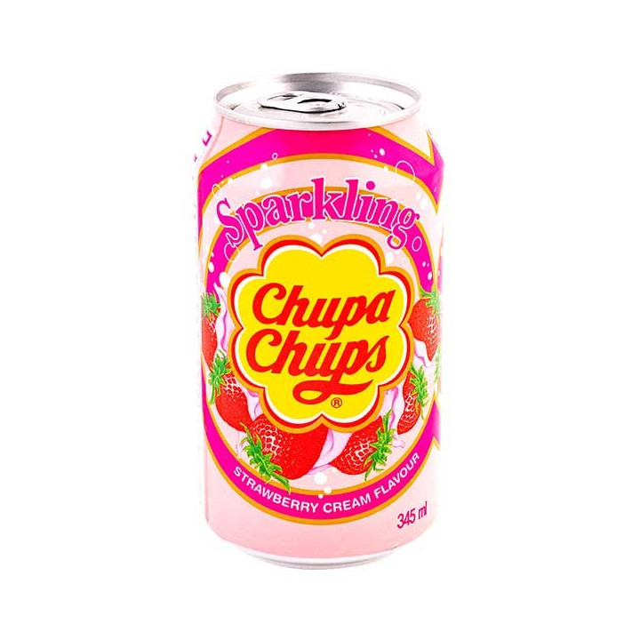Chupa Chups Strawberry Cream Flavour