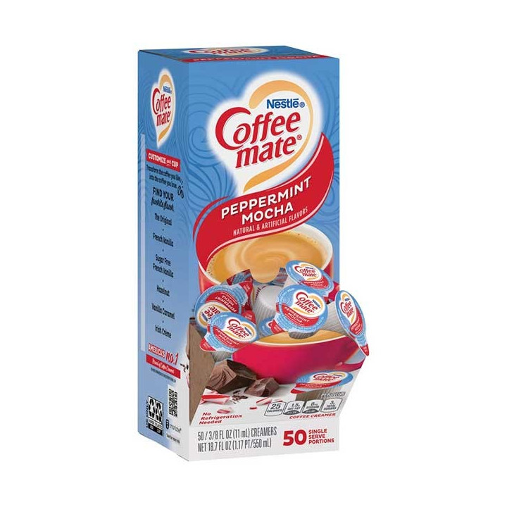 Coffee Mate Peppermint Mocha Liquid Creamer Singles