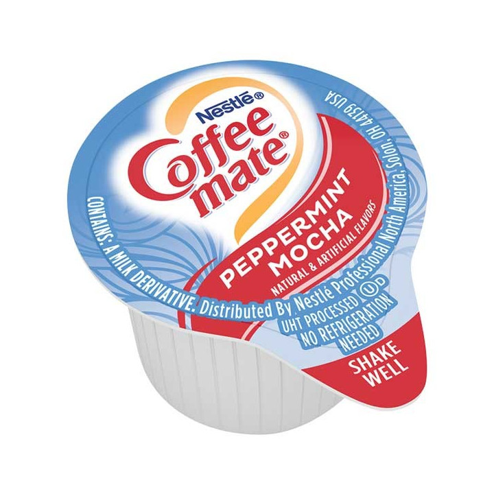 Coffee Mate Peppermint Mocha Liquid Creamer Singles