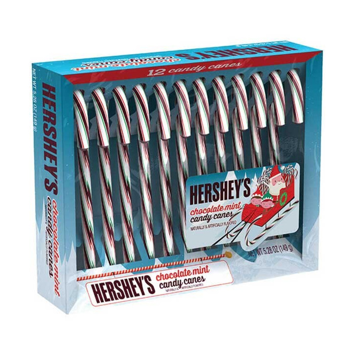 Hershey's Chocolate Mint Candy Canes
