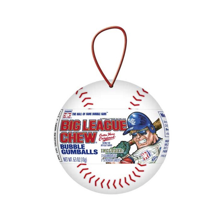Big League Chew Christmas Bubble Gumballs Ornament