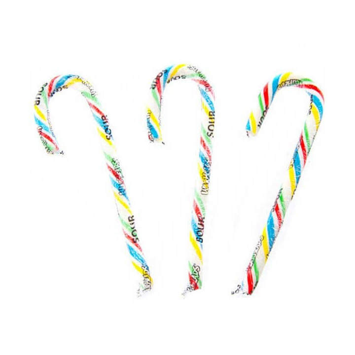 Warheads Wild Berry Candy Canes
