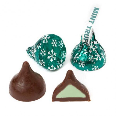 Hershey's Kisses Mint Truffle Dark Chocolate