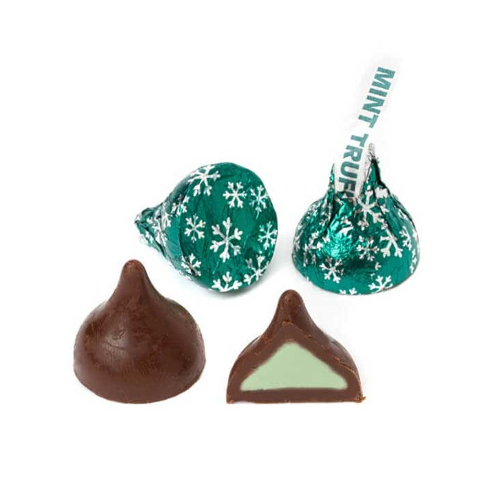 Hershey's Kisses Mint Truffle Dark Chocolate