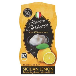 Italian Sorbetto Sicilian Lemon Freezer