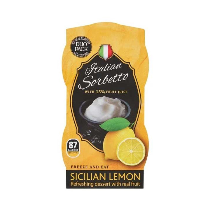 Italian Sorbetto Sicilian Lemon Freezer