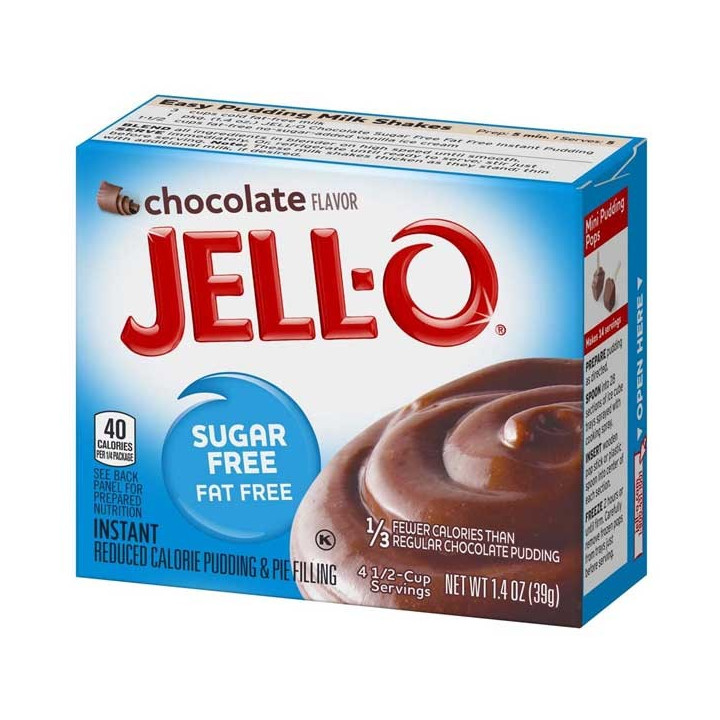 Jell-O Chocolate Sugar Free