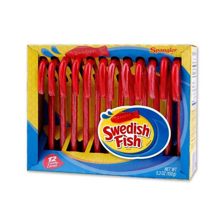 Swedish Fish Candy Canes