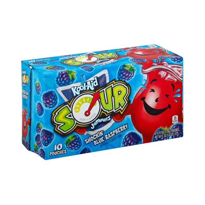 Kool Aid Jammers Sour Blue Raspberry