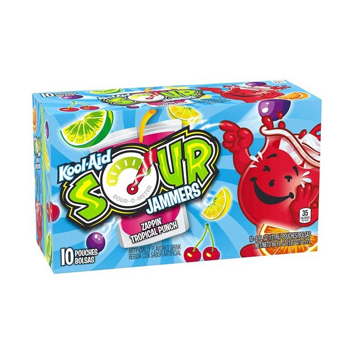 Kool Aid Jammers Sour Tropical Punch