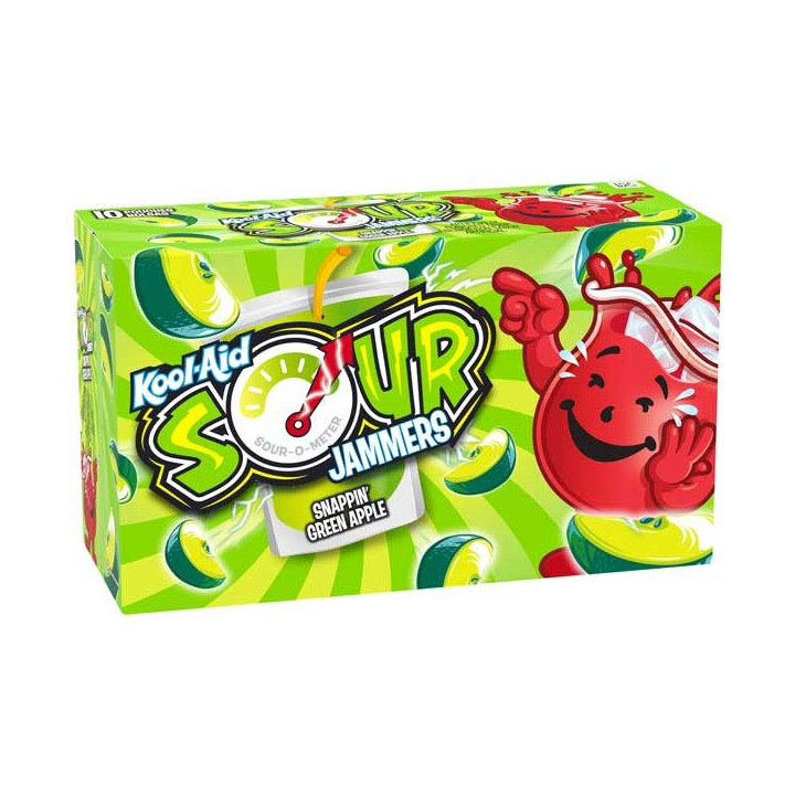 Kool Aid Jammers Sour Snappin Green Apple