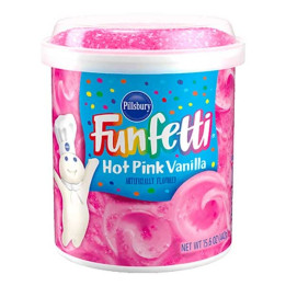 Pillsbury Funfetti Hot Pink Vanilla Frosting