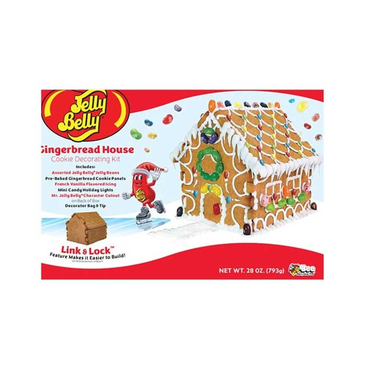 Jelly Belly Gingerbread House Cookie Decorating Kit