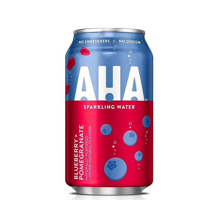 AHA Blueberry + Pomegranate Sparkling Water