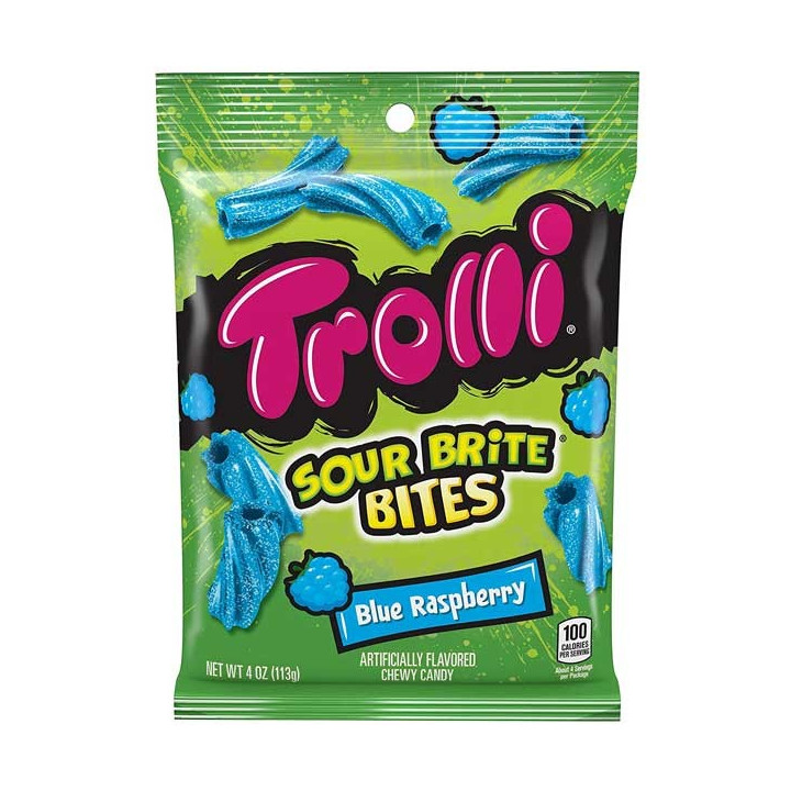 Trolli Sour Brite Bites Blue Raspberry