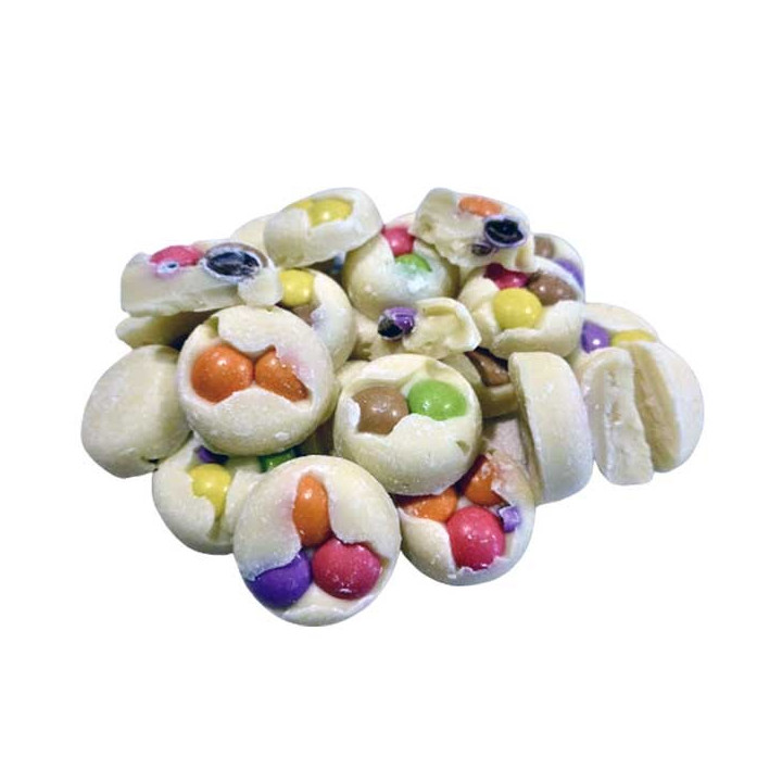 Smarties Buttons White