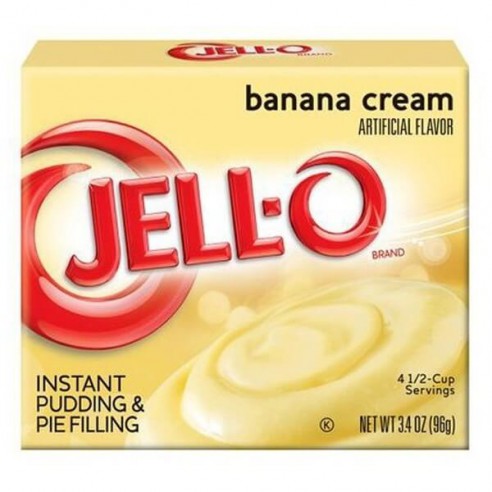 Jell-O Banana Instant Pudding 96 g