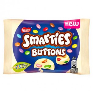 Smarties Buttons White Chocolate