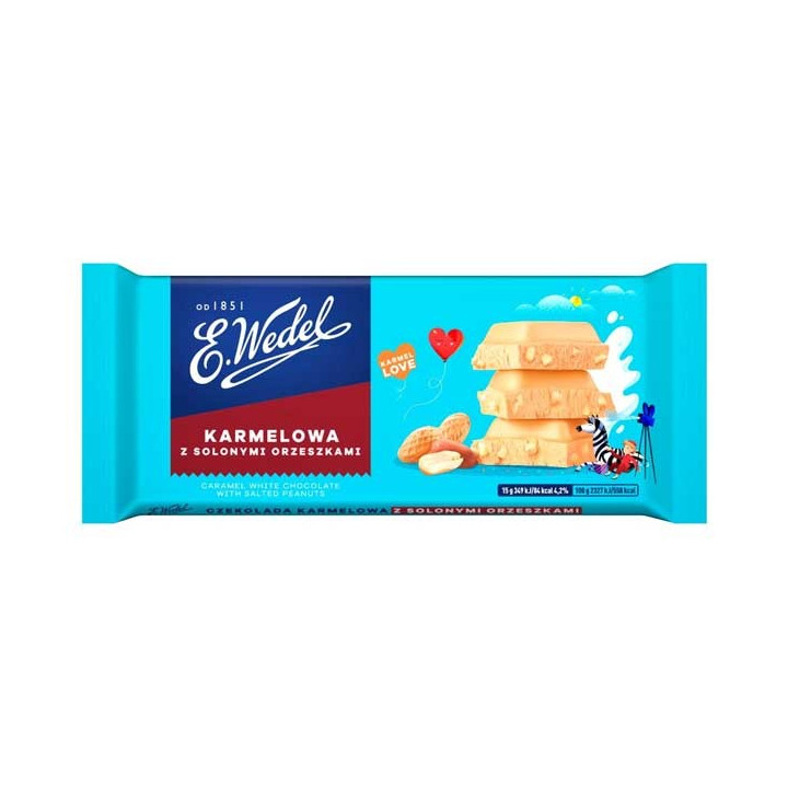 E. Wedel Karmellove! Caramel White Chocolate Salted Peanuts