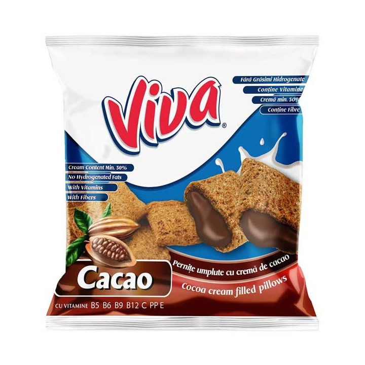 Viva Cocoa Cream Filled Pillows