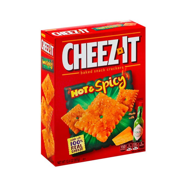 Cheez-It Hot & Spicy Baked Snack Crackers