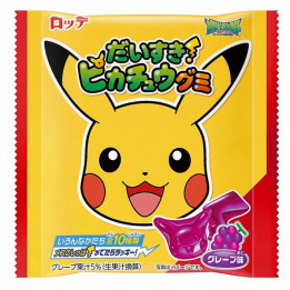 Lotte Love Picachu Gummi Grape