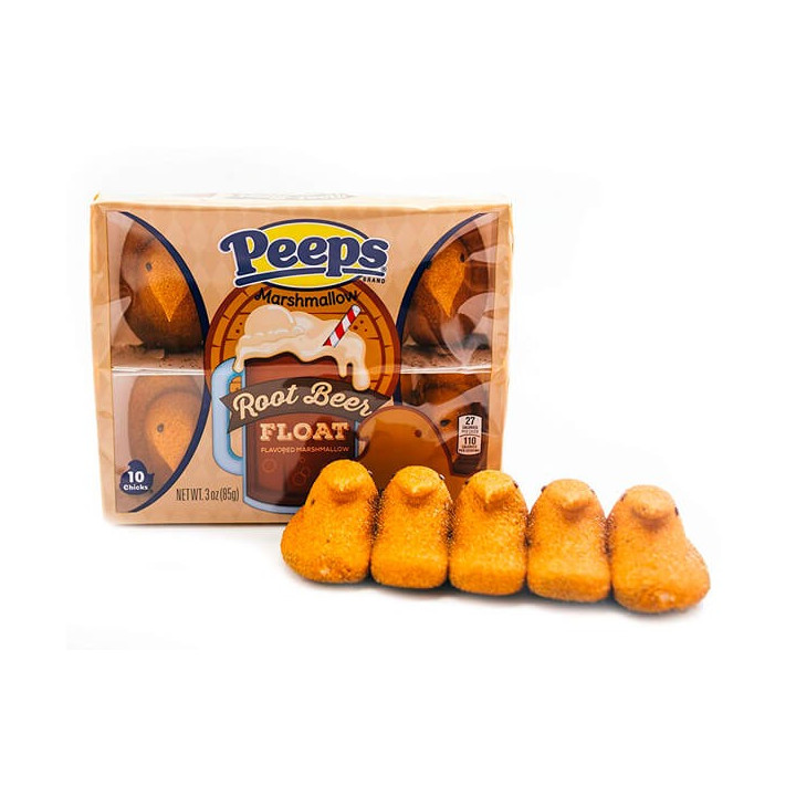 Peeps Root Beer Float Flavored Marshmallow Chicks