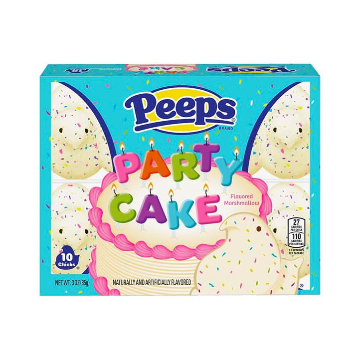 Peeps Party Cake Flavored Marshmallow Chicks