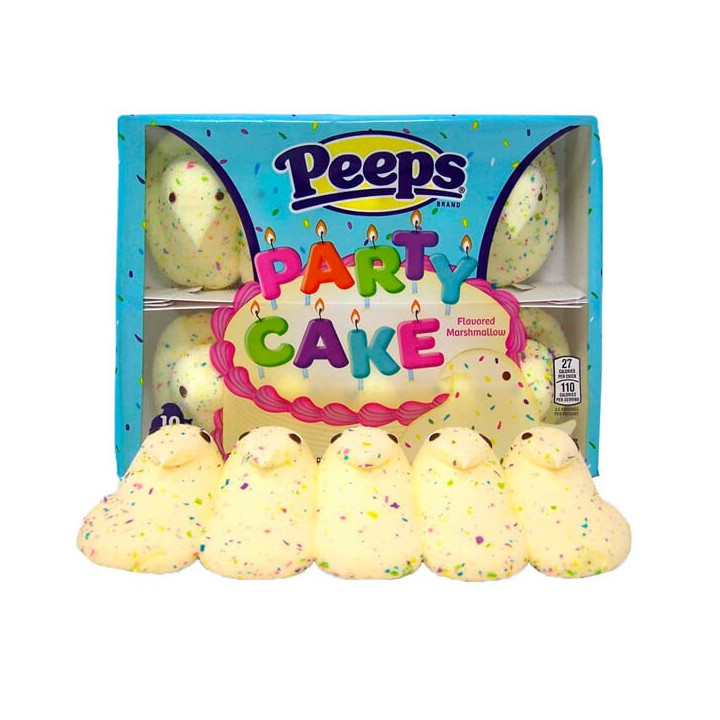 Peeps Party Cake Flavored Marshmallow Chicks