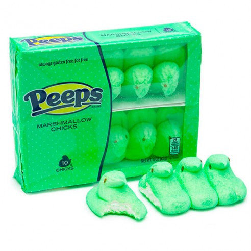 Peeps Green Marshmallow Chicks