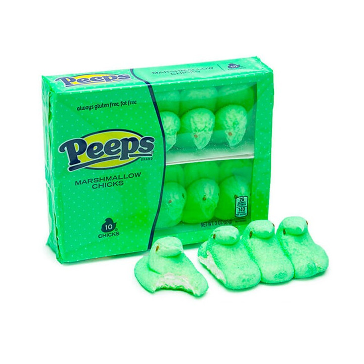 Peeps Green Marshmallow Chicks