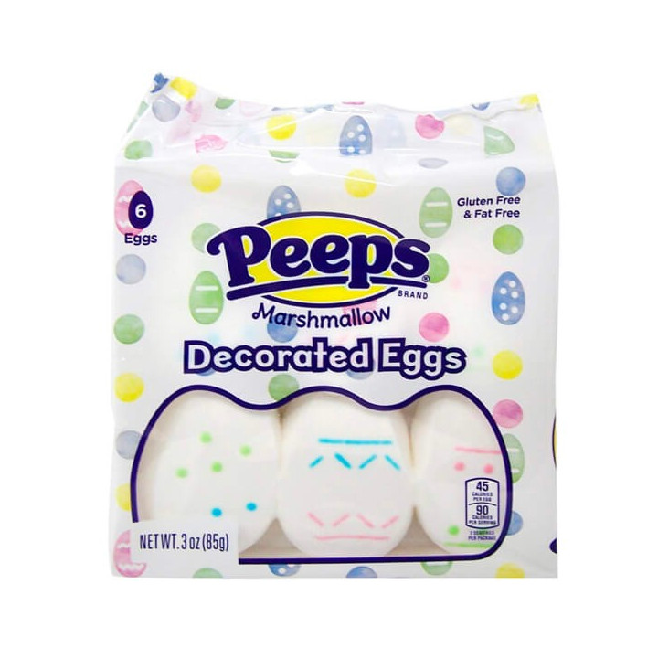 Peeps Decorated Eggs Marshmallow
