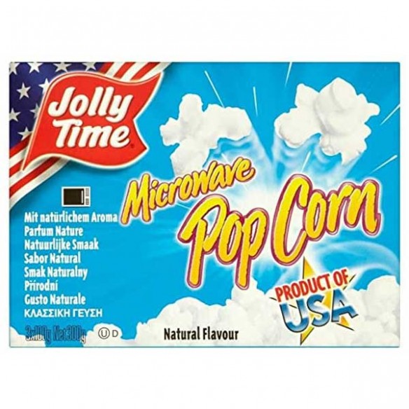 Jolly Time Natural Flavour Microwave Pop Corn