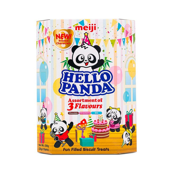 Meiji Hello Panda Assortment of 3 Flavours