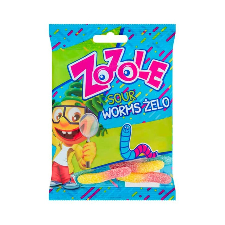 Zozole Sour Worms Zelo