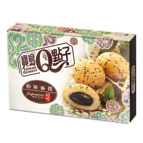 Taiwan Dessert Q He Fong Sesame Mochi Rice Cake