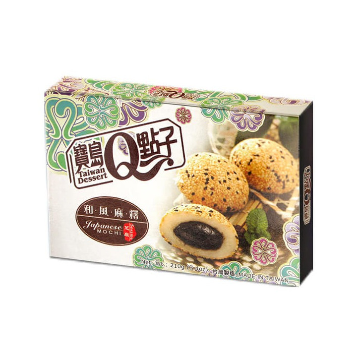 Taiwan Dessert Q He Fong Sesame Mochi Rice Cake
