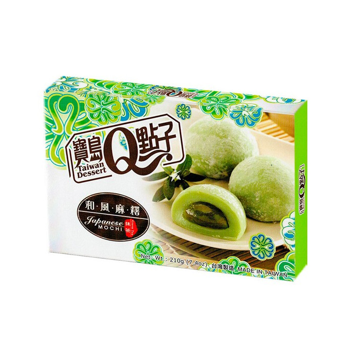 Taiwan Dessert Q He Fong Green Tea Mochi Rice Cake