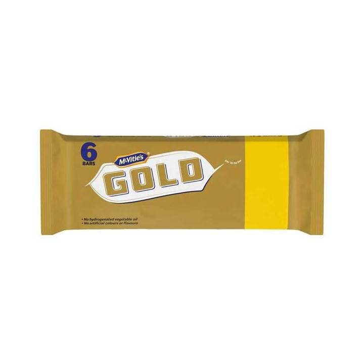 McVitie's Gold Bars 6 Pack - 106 g