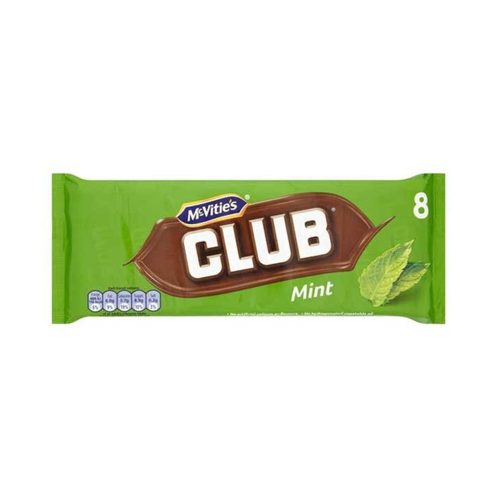 McVitie's Club Mint 6 Pack - 132 g