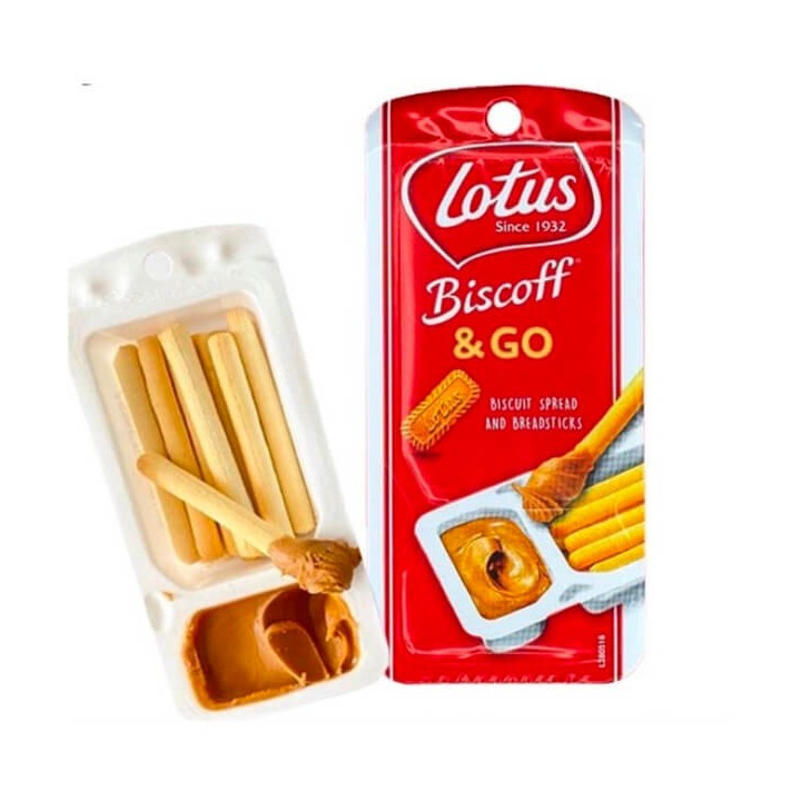 Lotus Biscoff & Go Biscuit Spread and Breadsticks